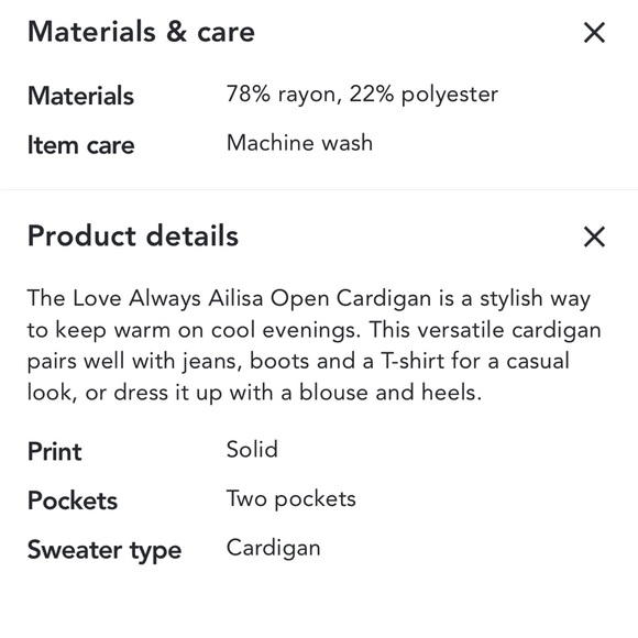 Burnt orange sweater/cardigan - Picture 7 of 8